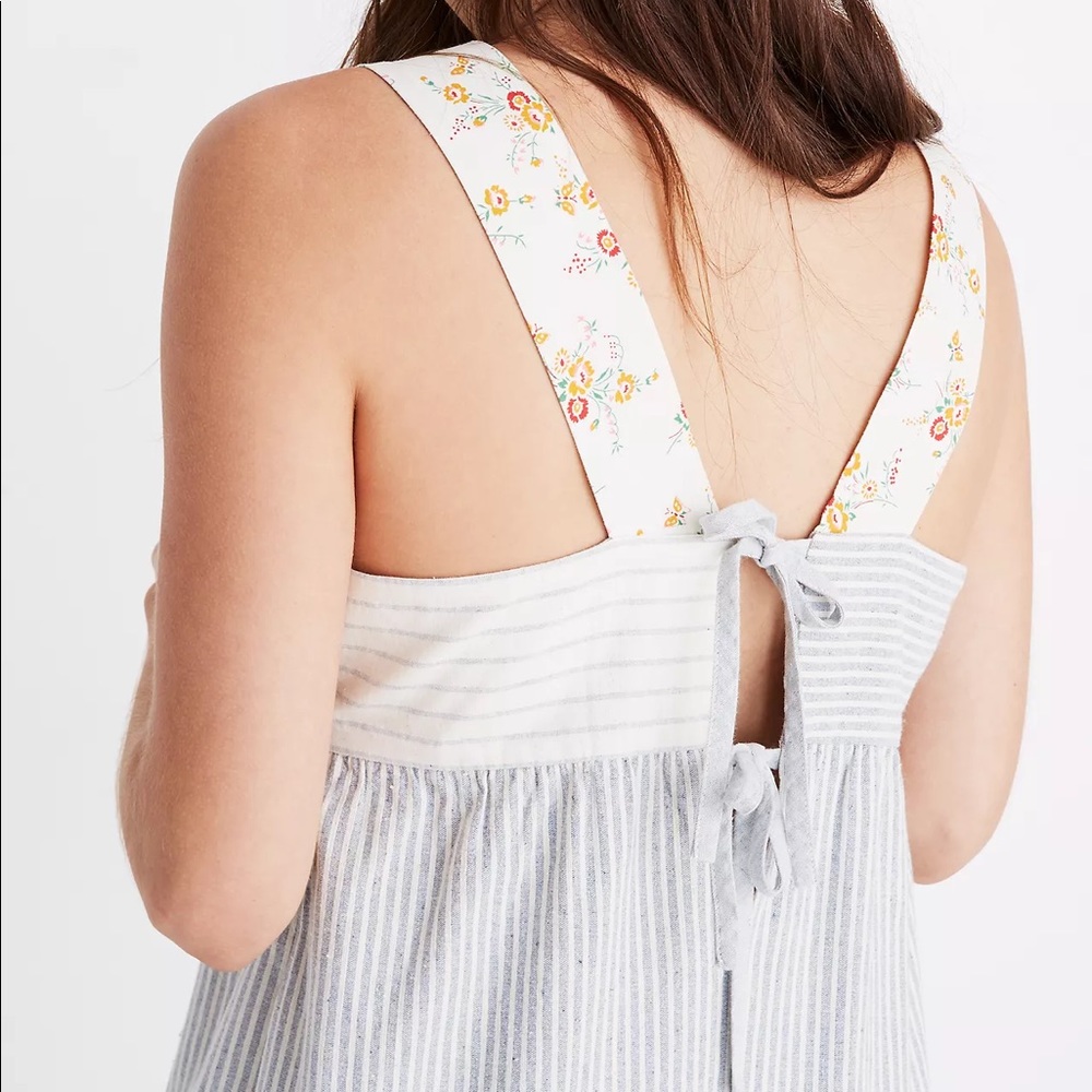 Madewell x New Denim Project Patchwork Jumpsuit